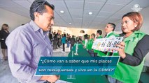 Confusión por placas, en CDMX