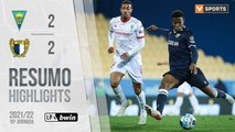 Highlights: Estoril Praia 2-2 Famalicão (Liga 21/22 #15)