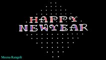 2022 happy new year rangoli design with dots || 2022 new year kolams || 2022 new year muggulu # रंगोली