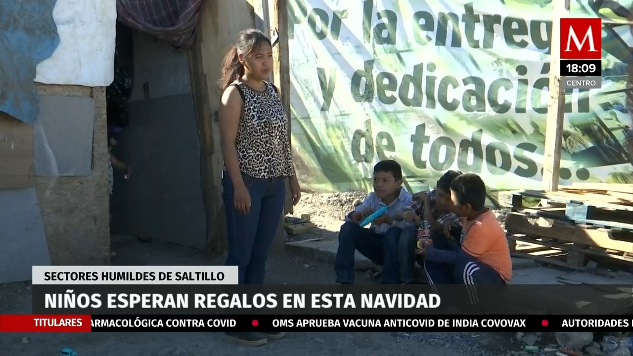 Niños de sectores humildes de Saltillo esperan regalos de Navidad