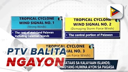 Download Video: Signal number 3, nakataas sa Kalayaan Islands; Bagyong Odette bahagyang humina ayon sa PAGASA