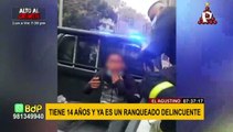 Delincuencia juvenil: menores son detenidos por participar en asaltos en La Victoria y El Agustino