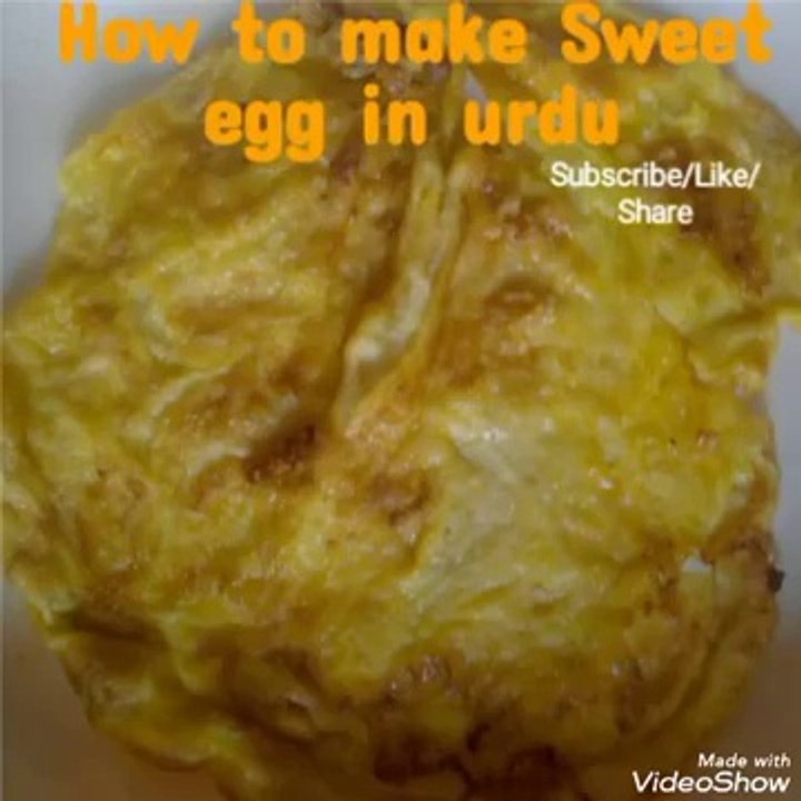 sweet egg recipe anda
