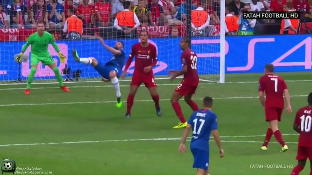 ملخص مباراة ليفربول 2-2 تشيلسي [كأس السوبر الأوروبي2019] بتعليق عصام الشوالي 1080i