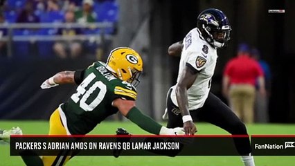 Packers S Adrian Amos on Ravens QB Lamar Jackson