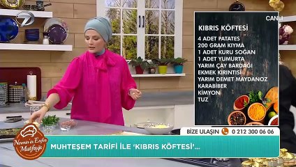 Damaklara taht kuracak Kıbrıs köftesi tarifi