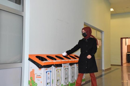 Sıfır atık uygulamalarıyla Yeşil Kampüs Platformu'na girmek için başvuruda bulundular