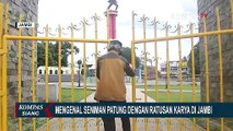 Berkenalan dengan Seniman yang Ciptakan Ratusan Patung di Kota Jambi