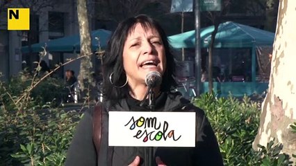 La portaveu d'USTEC-STES a Catalunya, Iolanda Segura, critica que uns jutges "decideixin la llengua" del sistema educatiu i demana "fermesa i valentia" a la Generalitat per no atacar la sentència del 25% del castellà