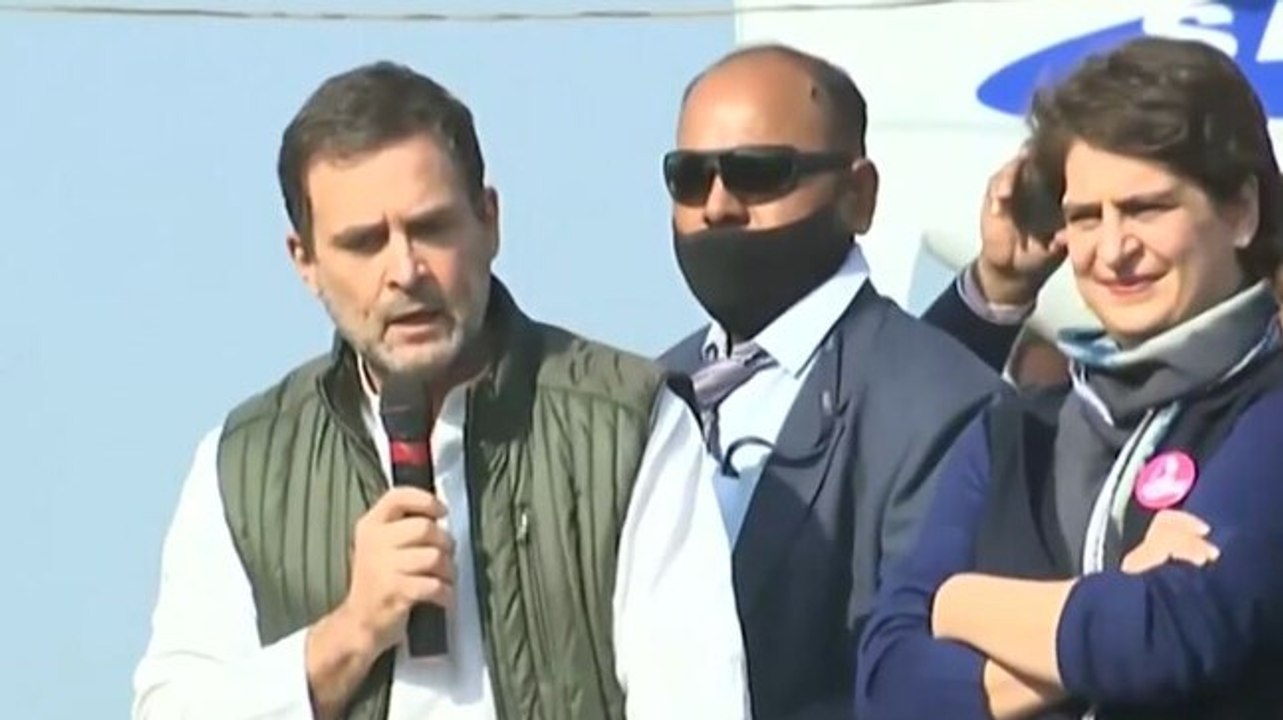 Watch: Rahul Gandhi takes out pratigya padyatra in Amethi