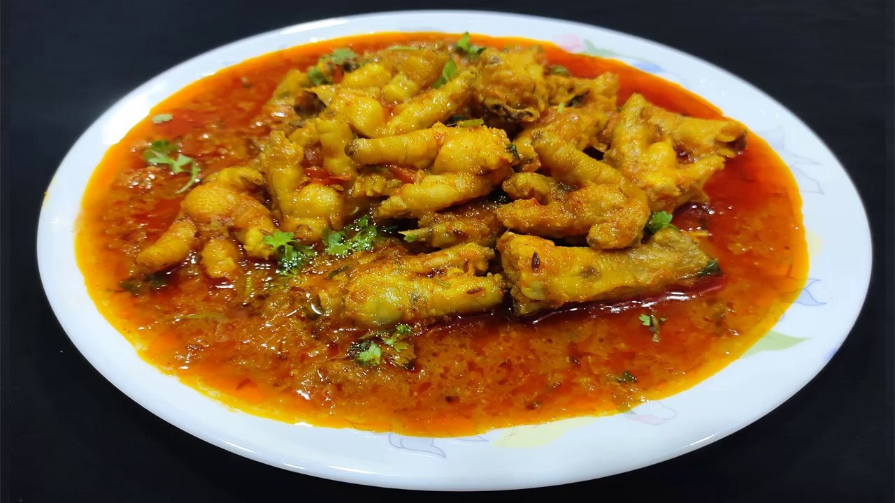 Murgi Ke Panje Chicken Panja Recipe Chicken Panja Gravy Chicken