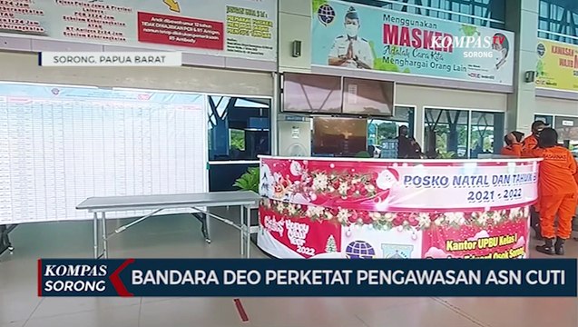 Bandara DEO Sorong Perketat Pengawasan Bagi ASN Cuti Keluar Daerah