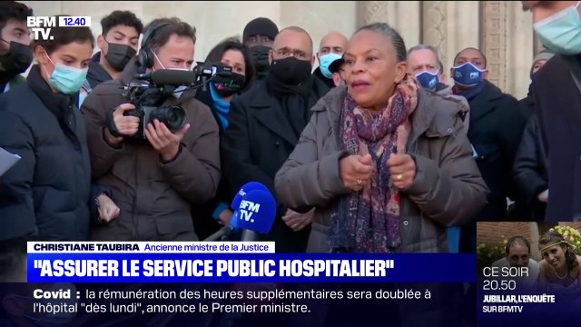 Christiane Taubira sur le pass vaccinal: le gouvernement doit aussi assurer le service public hospitalier