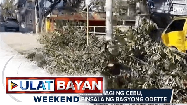 Malaking bahagi ng Cebu, matinding napinsala ng bagyong Odette