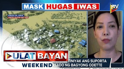 Dep't of Agriculture, tiniyak ang suporta sa mga apektado ng bagyong Odette