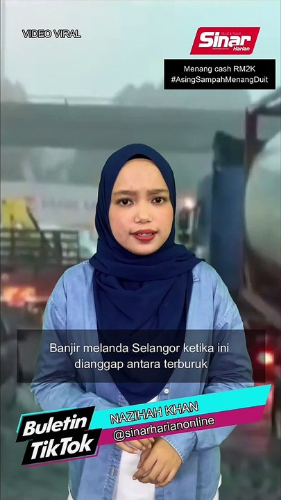 Awas! Banjir terburuk di Selangor