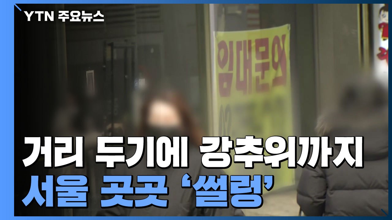 돌아온 거리 두기에 강추위까지...'썰렁한' 도심 / YTN