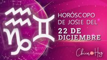Horóscopo de Josie Diez Canseco del miércoles 22 de diciembre de 2021