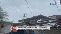 4 kumpirmadong patay, 27 napaulat na nasawi dahil sa Bagyong Odette | 24 Oras News Alert