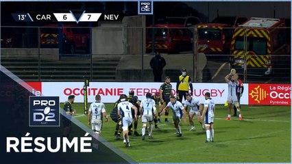 PRO D2 - Résumé US Carcassonne-USON Nevers: 26-25 - J15 - Saison 2021/2022