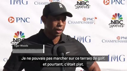 PGA - Woods : "Encore loin d'un retour à la compétition"