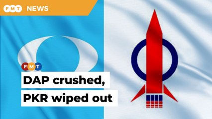 DAP crushed, PKR wiped out in Sarawak