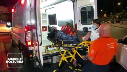 Choque entre un motociclista y una patrulla DEAVIM en el centro de Guadalajara