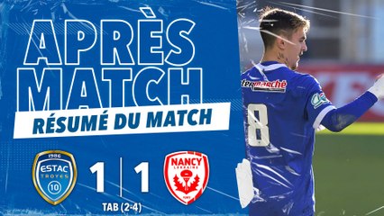 ESTAC 1-1 Nancy (Tab 2-4) | Résumé du match