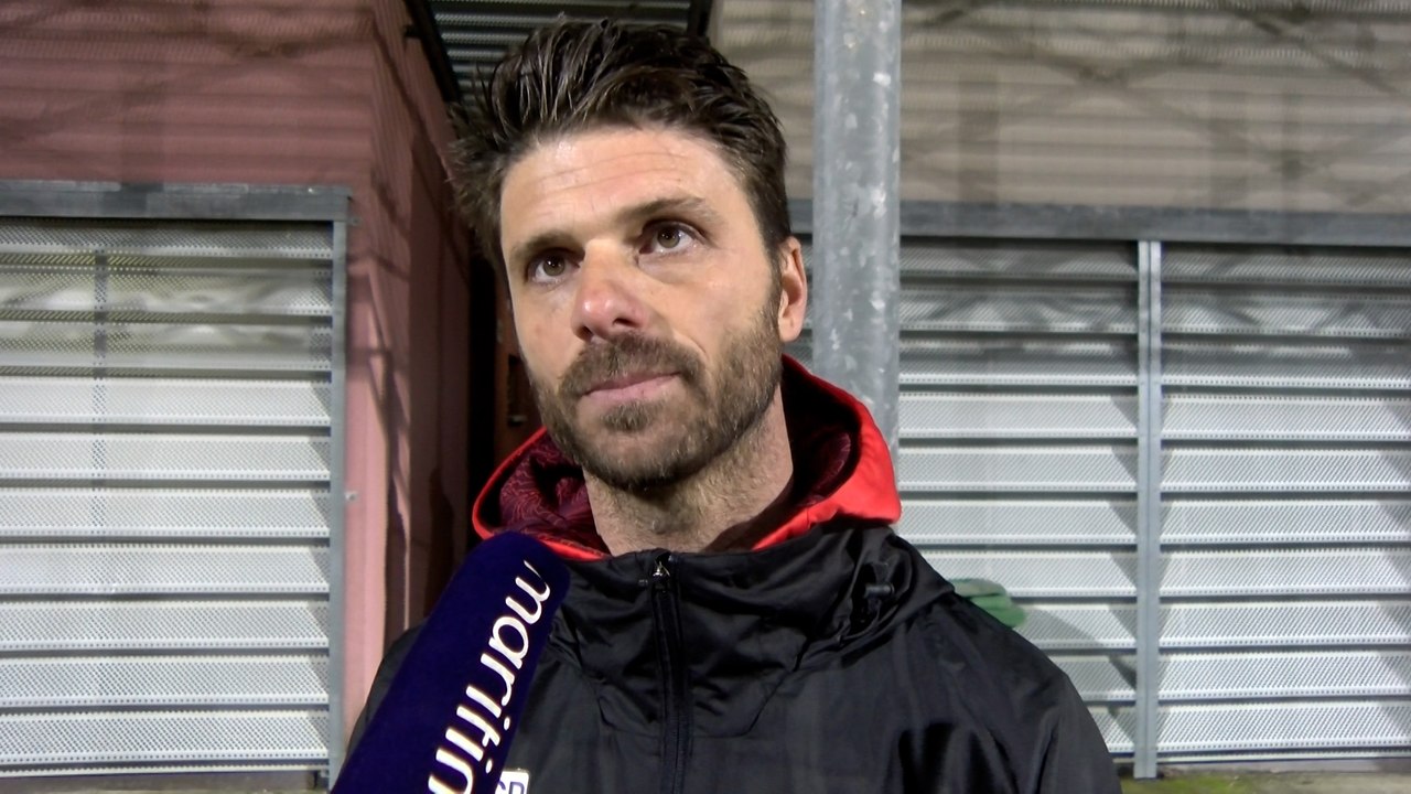 Interview maritima: le coach Grégory Poirier après le nul du FC Martigues à Marignane Gignac