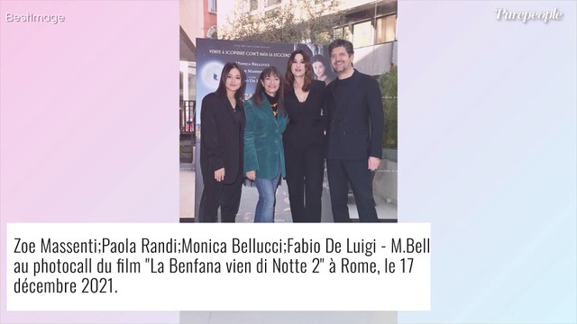 Monica Bellucci : Sorcière sensuelle en talons aiguilles et joli décolleté à Rome