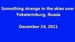 Real UFO FLEET  appeared in the sky Yekaterinburg  Russia December  2011