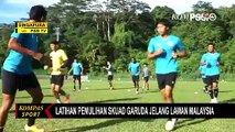 Latihan Pemulihan Skuad Garuda Jelang Lawan Malaysia di Piala AFF 2020