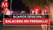 Hombres armados disparan contra 10 casas en Fresnillo, Zacatecas; incendian 6 viviendas