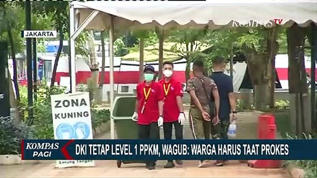 DKI Jakarta Tetap PPKM Level 1 saat Adanya Varian Omicron