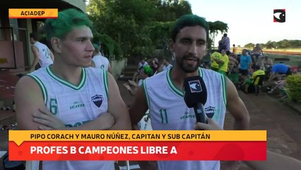 Profes b campeones libre A