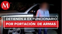 Ex funcionario de Guerrero es detenido por portar armas de fuego