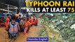 At least 75 dead in Philippines super typhoon, rescue ops continue | Watch visuals | Oneindia News