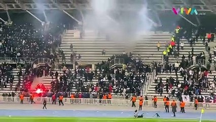 Mencekam! Laga Piala Prancis Berujung Perang Supporter