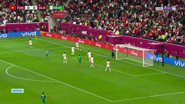 الشوط الثاني مباراة الجزائر وتونس في نهائي بطولة كأس العرب 18-12-2021