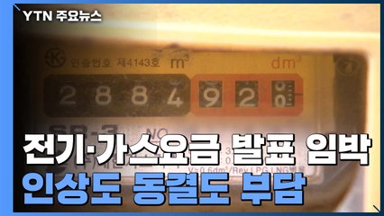전기·가스요금 발표 임박...인상도 동결도 부담 / YTN