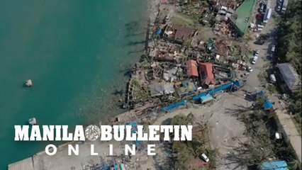 Typhoon Odette's damage in Lipata Port in Surigao City