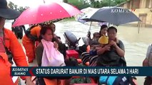 Banjir 3 Hari, Warga Terdampak Nias Utara Dievakuasi dan Dipindahkan ke Posko Pengungsian Desa Muzoi