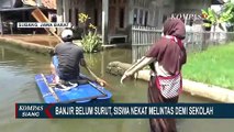 Harus Lintasi Banjir Setiap Hari untuk Sekolah, Siswa di Subang Keluhkan Tidak Nyaman dan Berbahaya