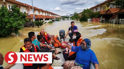 Descargar video: Floods: Affected households to get RM1,000 in aid, RM100mil set aside for infrastructure repairs