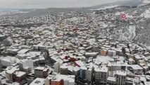 Kütahya'dan kartpostallık kar manzaraları