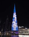كريستوفل تحتفي بدولة الإمارات العربية المتحدة بعرض أضواء على برج خليفة