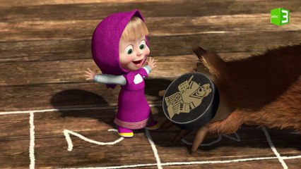 ماشا تخطف القشاط من الدب والنتيجة..