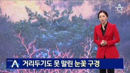 “너무 예뻐요”…거리두기도 못 말린 눈꽃 구경