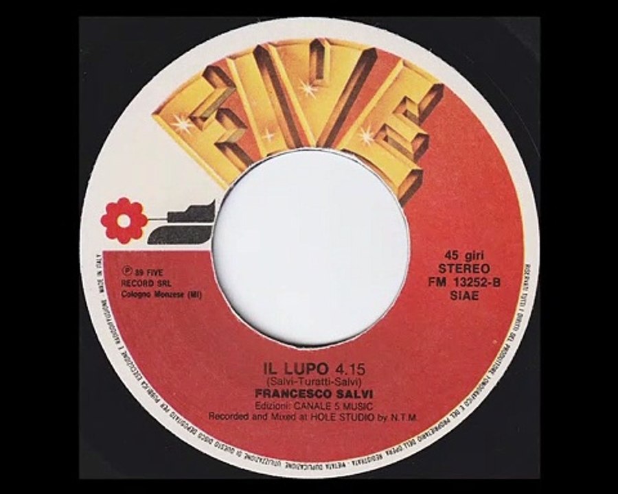 Francesco Salvi - Ti ricordi di me/Il lupo (1989 single) [HD audio]