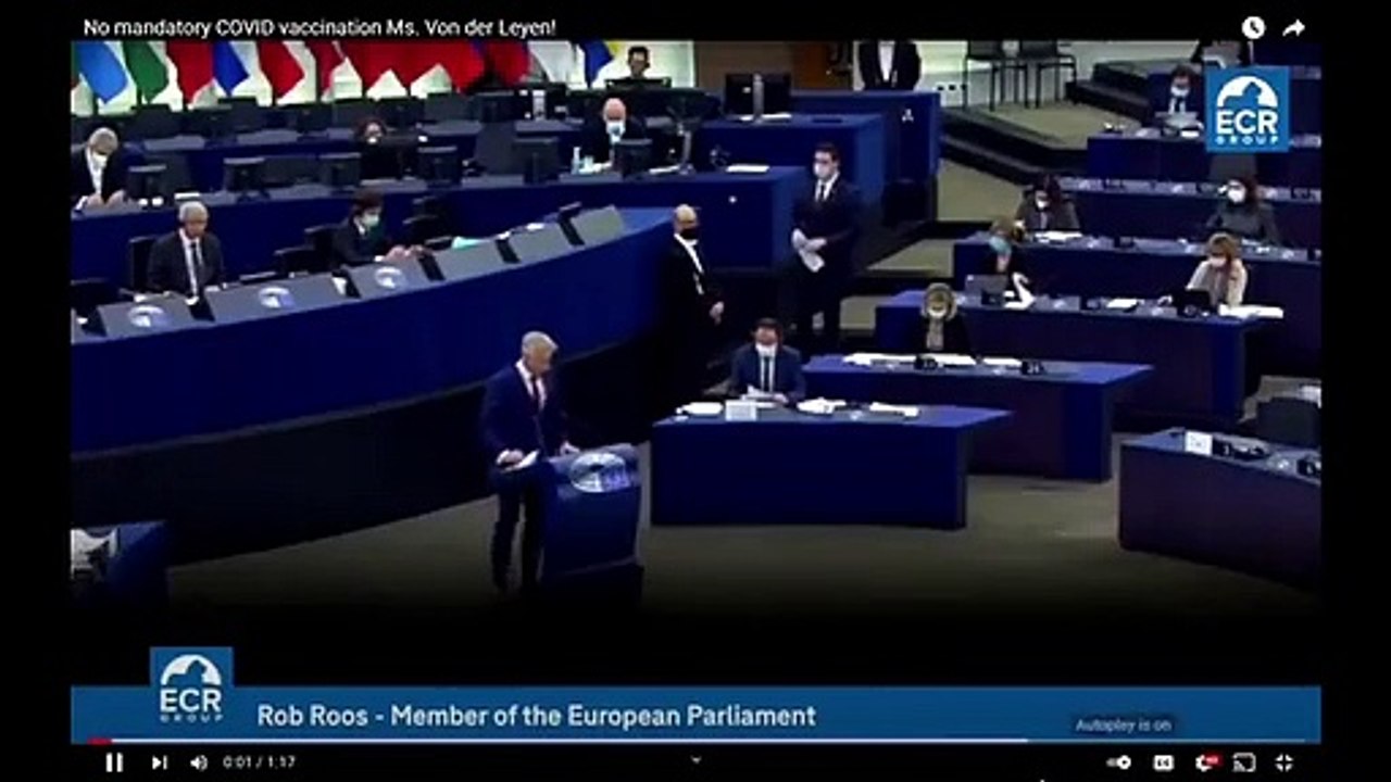Rapapolvo de un parlamentario europeo a la bruja von der Leyen a propósito de las vacunas